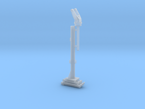 1/16 M2 Browning (50 cal') Pedestal in Clear Ultra Fine Detail Plastic