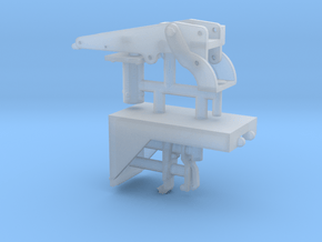 1/16 M2 Browning (50 cal') vehicle mount. in Clear Ultra Fine Detail Plastic