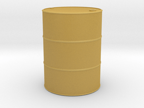 1/13.3 (45mm) scale Oil Barrel in Tan Fine Detail Plastic