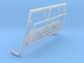 1/16 Jeep Windscreen Frame and Wipers in Clear Ultra Fine Detail Plastic