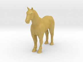 O Scale Horse in Tan Fine Detail Plastic
