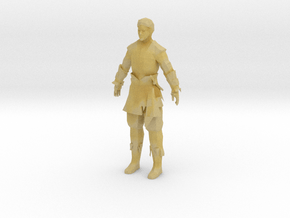 O Scale Chinese Guard in Tan Fine Detail Plastic