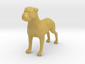 S Scale Watch Dog in Tan Fine Detail Plastic