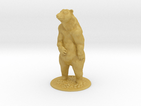 O Scale Grizzly Bear in Tan Fine Detail Plastic