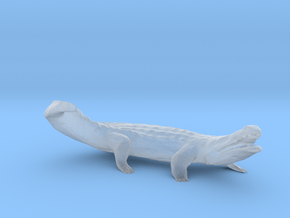 S Scale Crocodile in Clear Ultra Fine Detail Plastic