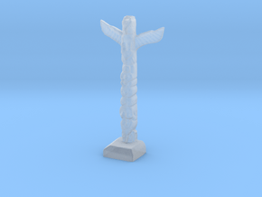 O Scale Totem Pole in Clear Ultra Fine Detail Plastic