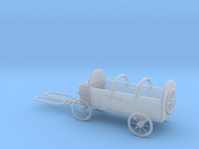 HO Scale Hay Wagon  in Clear Ultra Fine Detail Plastic