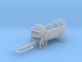 O Scale Hay Wagon  in Clear Ultra Fine Detail Plastic