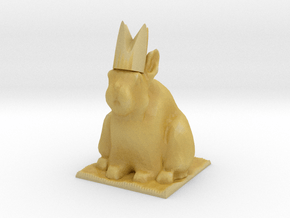 Rabbit Bishop  in Tan Fine Detail Plastic