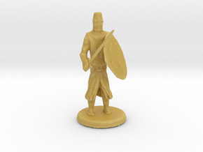 Templar Knight in Tan Fine Detail Plastic