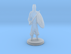 Templar Knight in Clear Ultra Fine Detail Plastic