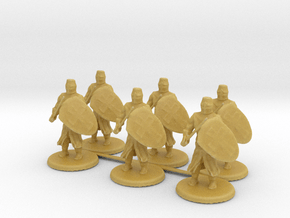 Short Templar Knights in Tan Fine Detail Plastic