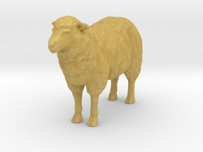 O Scale Sheep in Tan Fine Detail Plastic