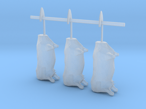 G scale hanging beef in Clear Ultra Fine Detail Plastic