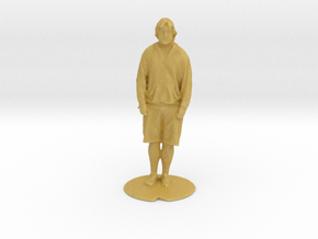 G scale standing man in Tan Fine Detail Plastic