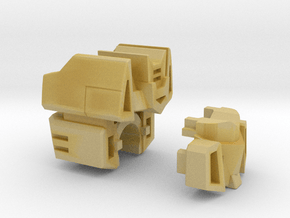 Communications Officer Head for CW Deluxe Truck in Tan Fine Detail Plastic