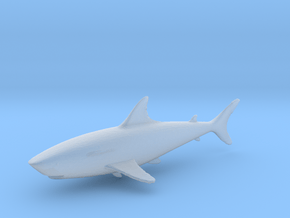 HO Scale shark in Clear Ultra Fine Detail Plastic