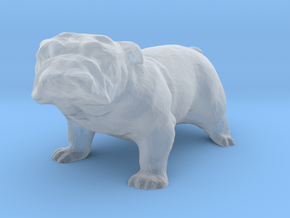 G scale bulldog H in Clear Ultra Fine Detail Plastic