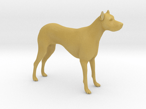 G Scale Guard Dog H in Tan Fine Detail Plastic
