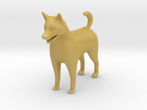 G scale shelti dog H in Tan Fine Detail Plastic