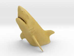 HO Scale Leaping Shark H in Tan Fine Detail Plastic