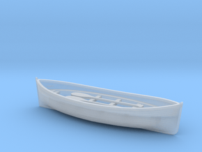HO Scale Lifeboat in Clear Ultra Fine Detail Plastic