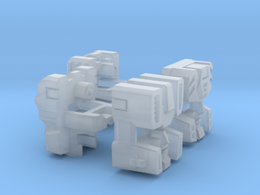 Technobots Head 2-pack in Clear Ultra Fine Detail Plastic