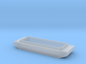 HO Scale Barge in Clear Ultra Fine Detail Plastic