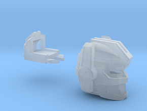 Fearsome Gust Head For Voyager Jetfire in Clear Ultra Fine Detail Plastic