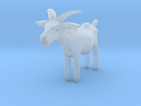 HO Scale Goat in Clear Ultra Fine Detail Plastic