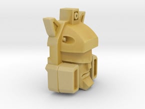 Rapid Fire Attacker's Face in Tan Fine Detail Plastic