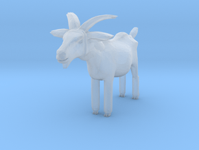 O Scale Goat in Clear Ultra Fine Detail Plastic