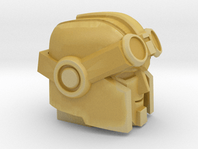 Whiny Hauler's Head on a Tank in Tan Fine Detail Plastic