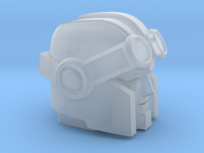 Whiny Hauler's Head on a Tank in Clear Ultra Fine Detail Plastic