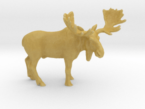 O Scale Moose in Tan Fine Detail Plastic