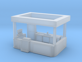 HO Scale Food Stand(2) in Clear Ultra Fine Detail Plastic