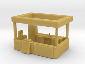 S Scale Food Stand in Tan Fine Detail Plastic