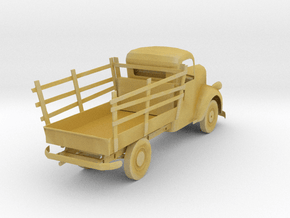 O Scale Old Truck in Tan Fine Detail Plastic
