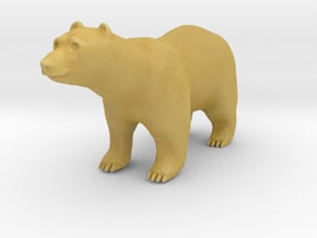 O Scale Polar Bear in Tan Fine Detail Plastic