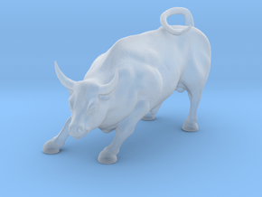 O Scale Bull in Clear Ultra Fine Detail Plastic