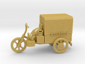 O Scale Icecream Mobile in Tan Fine Detail Plastic