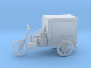 O Scale Icecream Mobile in Clear Ultra Fine Detail Plastic