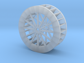 HO Scale Water Wheel 1 in Clear Ultra Fine Detail Plastic