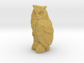 S Scale Owl in Tan Fine Detail Plastic