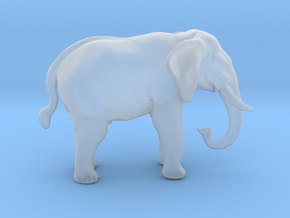 O Scale African Elephant in Clear Ultra Fine Detail Plastic