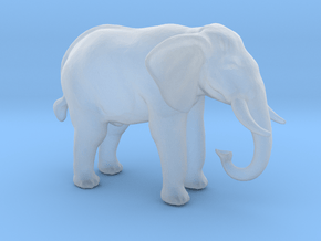 S Scale African Elephant in Clear Ultra Fine Detail Plastic