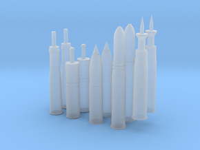 Proyectiles 105mm-1/35 in Clear Ultra Fine Detail Plastic