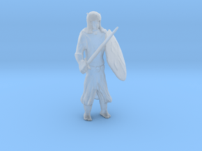 HO Scale Templar Knight 3 in Clear Ultra Fine Detail Plastic