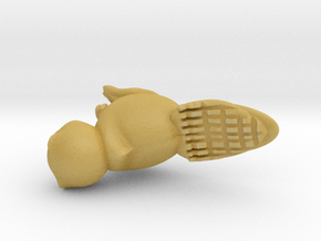 O Scale Cute Beaver in Tan Fine Detail Plastic
