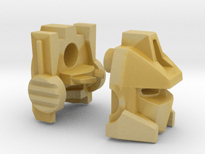 Attack Robo - Camshaft head for classic ironhide in Tan Fine Detail Plastic